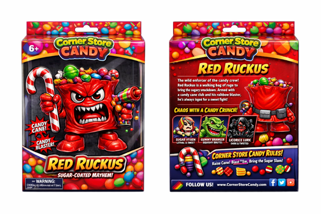 Red Ruckus Action Figure