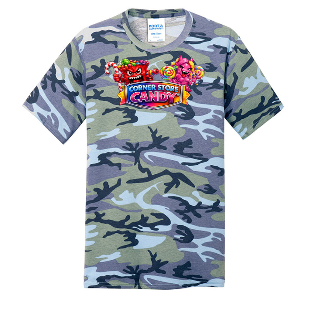 Woodland Blue Camo - FRONT